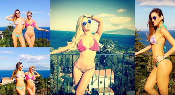 Las fotos sexies de Alejandra Maglietti en playas italianas