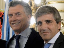 Mauricio Macri y Luis Caputo.