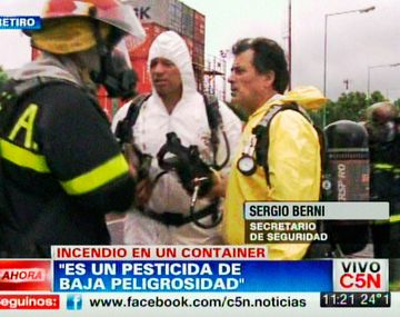 Sergio Berni aseguró que la situación está bajo control