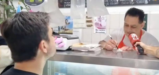 C5N se encontró a Ramiro Marra comprando carne en dólares: el periodista lo salvó de que no le cobren de más