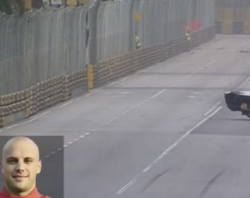 El piloto salió ileso del vuelco