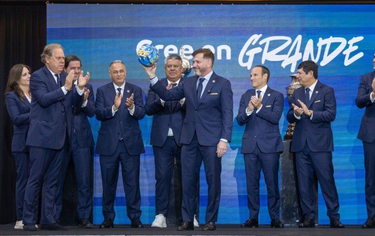 Domínguez fue reelecto y seguirá al mando de la Conmebol hasta 2031