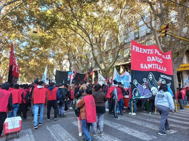 Caos en el centro porteño por Marcha Federal Piquetera