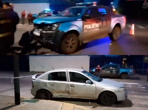 Accidente en Barracas: choque entre un auto y un patrullero deja cinco heridos
