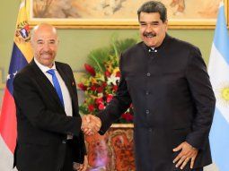 Oscar Laborde con Nicolás Maduro