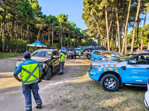 La ANSV junto a la municipalidad de Pinamar y organismos provinciales encabezaron los controles de tránsito