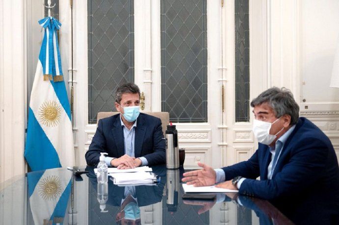 Sergio Massa y Claudio Ambrosini dialogaron sobre los proyectos que impulsa el ENACOM