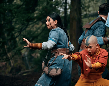 La leyenda de Aang, una de las series del momento.