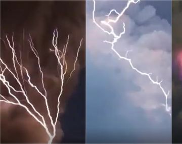 VIDEO: Increíble tormenta con rayos alrededor de las cenizas que arroja el volcán Taal