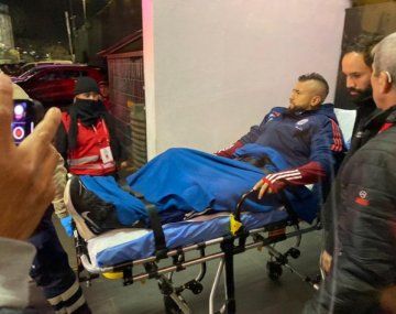 La alarmante lesión de Arturo Vidal: salió en ambulancia y será operado