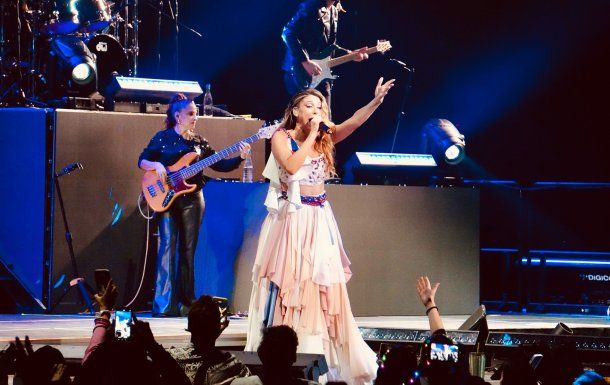 Flor Bertotti en el Movistar Arena.