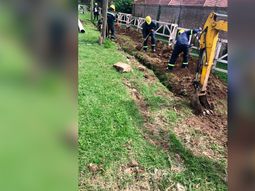 AySA reactivó obras de cloaca que estaban paralizadas