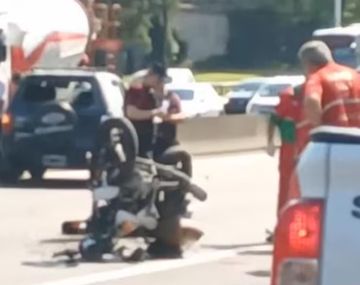 Tragedia en la General Paz: un muerto tras el choque entre un auto y una moto