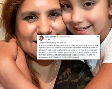 La mujer aseguró que va a vengar la muerte de su nieta