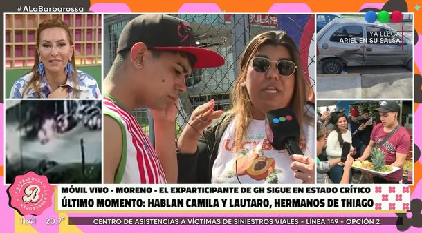 Tenso cruce en vivo: Camilota se quebró tras una pregunta de Analía Franchín y dejó el móvil
