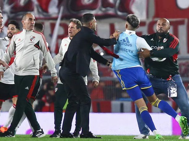 Quién es La Roca Moreno, el guardaespaldas de River que frenó la pelea con Boca