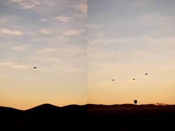 La explicación sobre un polémico video de OVNIS que se dio a conocer esta semana