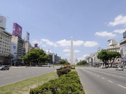 el microcentro porteno, casi vacio por el paro de moyano y micheli el microcentro porteno, casi vacio por el paro de moyano y micheli