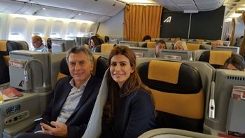 El Presidente Macri junto a Juliana Awada El Presidente Macri junto a Juliana Awada