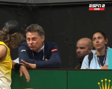 Clima hostil: el cruce de Trungelliti con el público en el Masters 1000 de Madrid