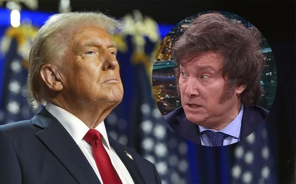 Donald Trump sanciona a Javier Milei.
