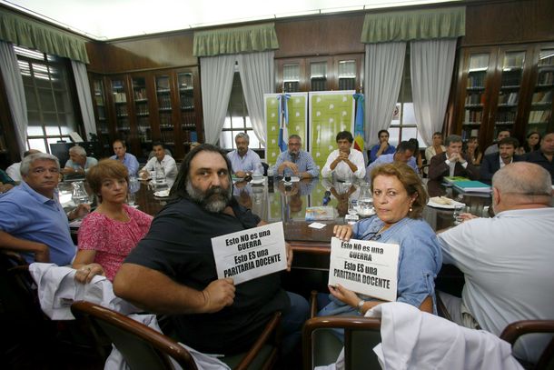 Reunión para acorrdar la paritaria docente bonaerense