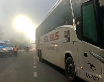 Operativo anti marcha en la autopista Riccheri: requisan micros que van a Plaza de Mayo