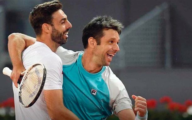 Marcel Granollers (izquierda) y Horacio Zeballos. Marcel Granollers (izquierda) y Horacio Zeballos.