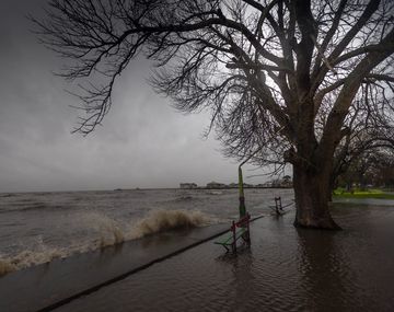 Se renovaron los alertas por vientos del sudeste