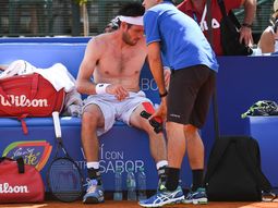 La lesión en la pierna hizo abandonar a Leo Mayer La lesión en la pierna hizo abandonar a Leo Mayer