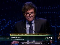 Javier Milei en el debate: No fueron 30 mil desaparecidos