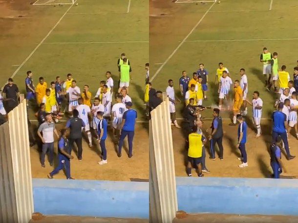 Impactante: un policía disparó a quemarropa contra un futbolista en Brasil