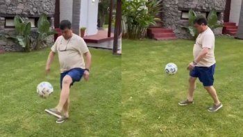 la pelota no se olvida: passarella y un video haciendo jueguitos que desperto nostalgia la pelota no se olvida: passarella y un video haciendo jueguitos que desperto nostalgia