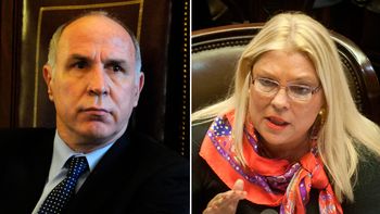 Ricardo Lorenzetti y Elisa Carrio Ricardo Lorenzetti y Elisa Carrio