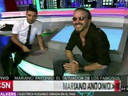 Mariano Antonio, el tatuador preferido de los famosos en C5N