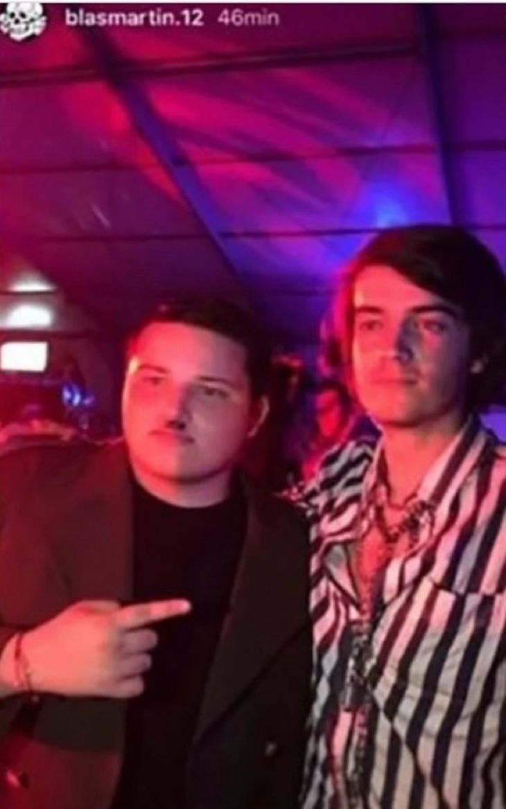 El hijo de Mauro Martín se disfrazó de Hitler para Halloween