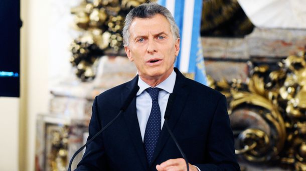 Conferencia de prensa en Casa Rosada