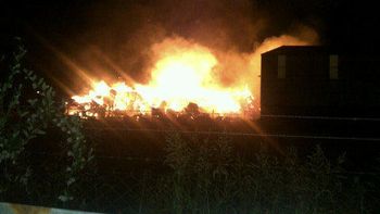 un incendio reduce la visibilidad en la panamericana un incendio reduce la visibilidad en la panamericana