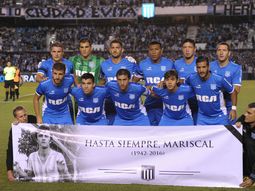 antes del partido ante lanus, racing despidio a roberto perfumo antes del partido ante lanus, racing despidio a roberto perfumo