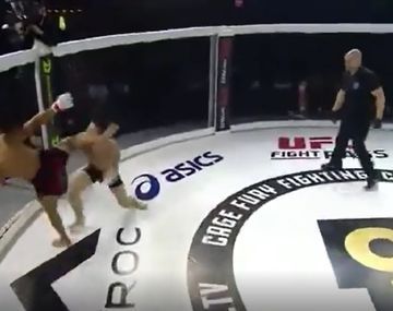 Brutal nocaut en una lucha de MMA en Estados Unidos
