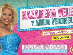 Nazarena Vélez y Atilio Veronelli en el Casino Buenos Aires