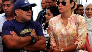 Diego Maradona y Rocío Oliva Diego Maradona y Rocío Oliva