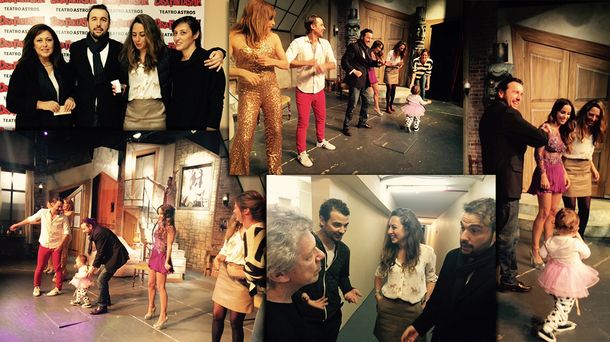 Ali Kemal fue al teatro y bailó con el elenco de Casafantasma