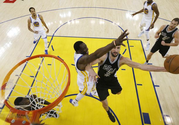 Emanuel Ginóbili ante Golden State Warriors