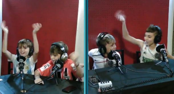 Cinco nenes crearon un canal de stream para hablar de fútbol y se volvieron virales