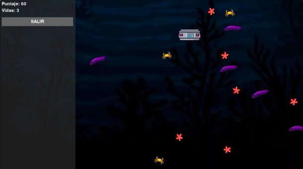 Pepinos, estrellas y cangrejos: así es el videojuego basado en el streaming del CONICET