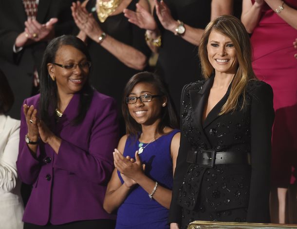Melania&nbsp;Trump en el Capitolio
