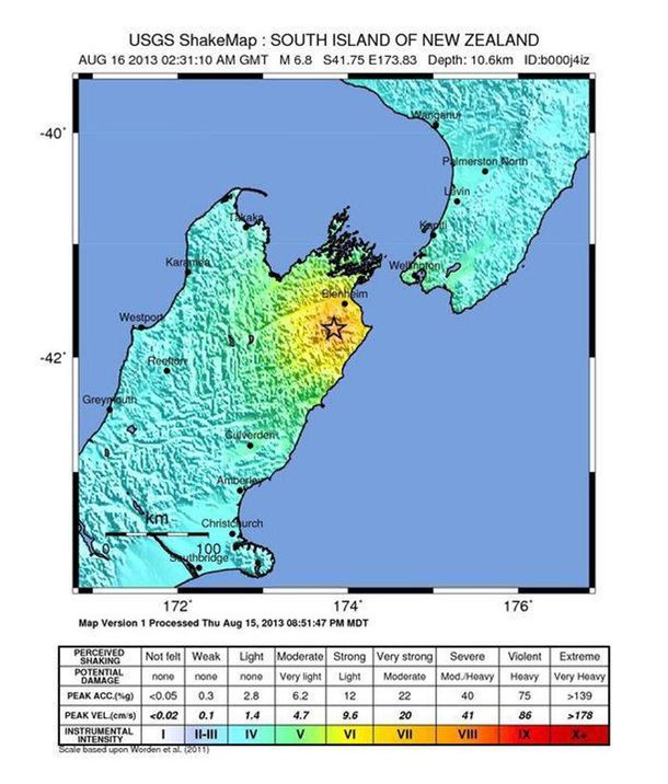Un sismo provocó temor por un tsunami en Nueva Zelanda