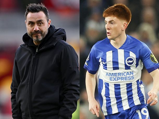 El elogio del DT de Brighton al Colo Barco tras su partido ante Manchester City