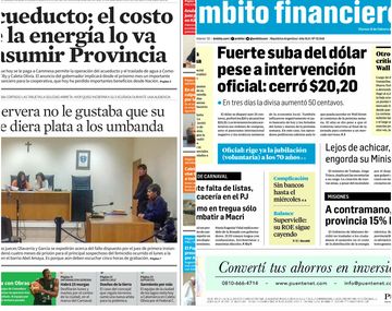 Tapas de diarios del viernes 9 de febrero de 2017